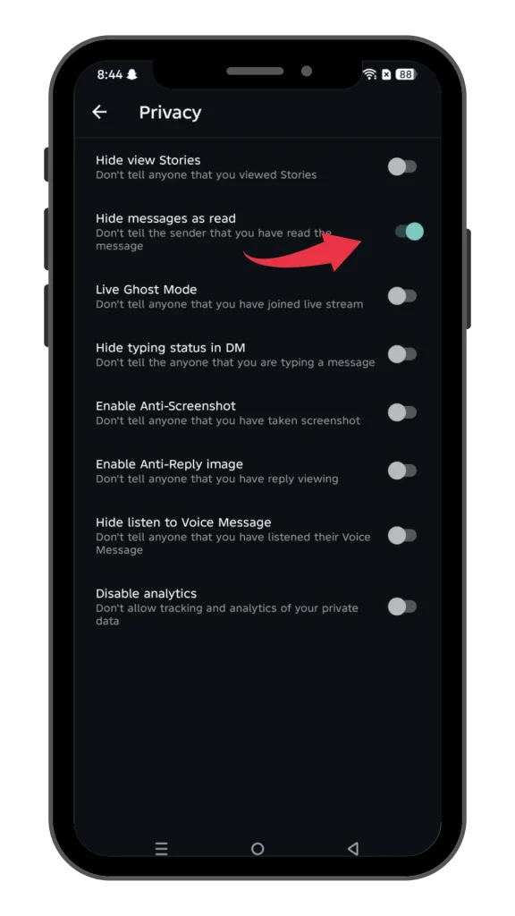Download Insta Pro APK v14.55 Free | Instagram Mod APK 2026 4 InstaPro APK Hide Online Status Feature