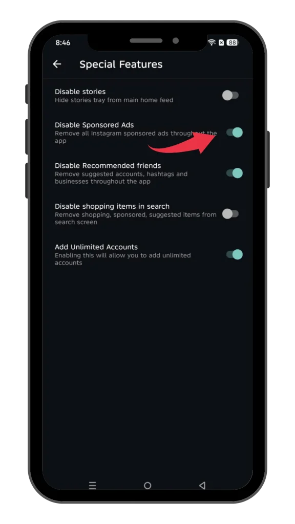 Download Insta Pro APK v14.55 Free | Instagram Mod APK 2026 11 Instagram Mod APK Built-In Ad Blocker Feature