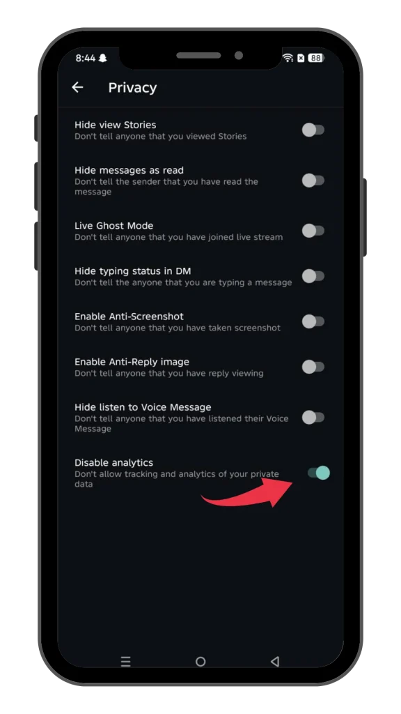 Download Insta Pro APK v14.55 Free | Instagram Mod APK 2026 6 Instagram Pro APK Hide Last Seen Feature